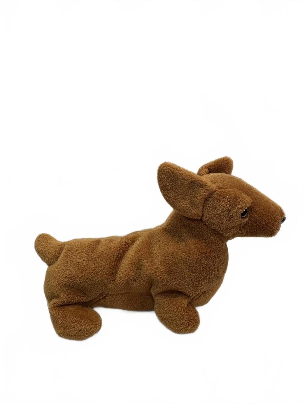 Ty Beanie Babies Weenie Dachshund Dog Plush Vintage 1996-98 Brown No Hang Tag